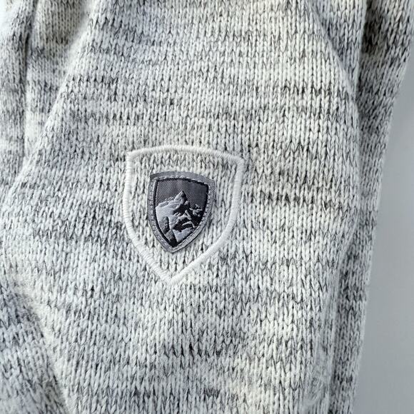 Kuhl Fleece Jacket Womens Small Light Gray Ascendyr Hooded Hiking Full Zip Gorp - Picture 14 of 14